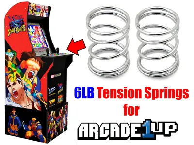 $7.99 • Buy Arcade1up X-Men Vs. Street Fighter - 6LB Tension Springs UPGRADE! (2pcs)
