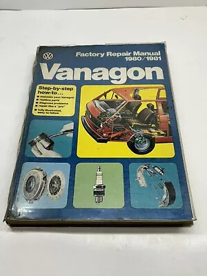 1980 1981 Vanagon Factory Repair Service Shop Manual Nice Used VW Volkswagen • $49.99