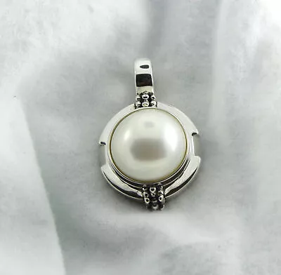 QVC Michael Dawkins Sterling Silver Round Pearl Pendant SOLD OUT • $180.89