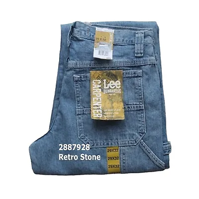 $44.98 • Buy Lee Men's Dungarees Straight Leg Loose Fit Cargo Carpenter Denim Jeans 2887928