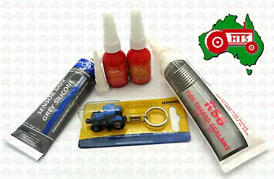 Gift Tractor Pack Toy Sealant Farmer Set Fits For New Holland Keychain Kit • $51.99