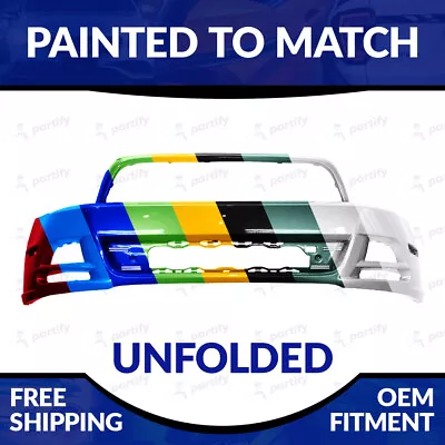 NEW Painted Unfolded Front Bumper For 2013 2014 Ford Mustang Non Shelby GT500 • $520.99