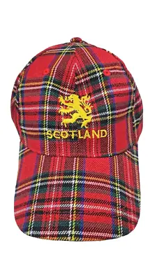 Cap Scotland Tartan Flat Baseball Hat Made Scottish Size Tweed Stewart Royal • £9.99