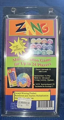 Zang Multiplication Game Cards Math Learning Education Up To 24 Plr Teach School • $19.99