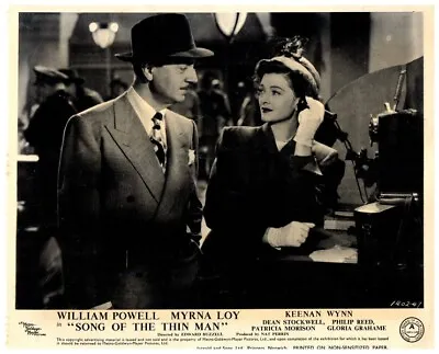 Song Of The Thin Man Original Lobby Card William Powell Myrna Loy Pay Phone  • $29.99