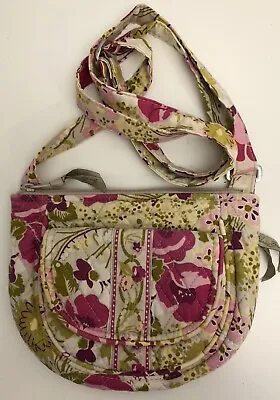 Vera Bradley Make Me Blush Saddle Up Crossbody Purse GUC W/Interior Dye Run • $7.99