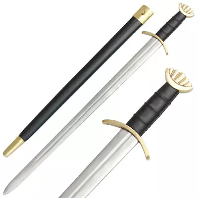 Medieval Noble Savage Brass Viking Battle War Sword Collectible Replica 40.50  • $74.99