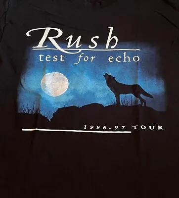 RARE NEVER WORN Rush Test For Echo 1996 - 1997 Tour Concert Shirt - Heavy - L • $145.40