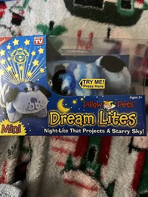 NEW! Pillow Pets Dream Lites Mini Nite Blue Dog  AS SEEN ON TV MINI • $19.99