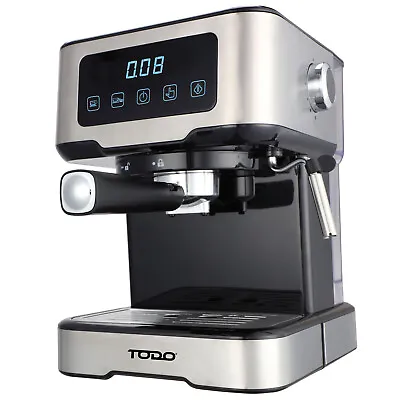 $149 • Buy TODO Espresso Coffee Machine Maker Automatic Touch Control LED Display 15 Bar...