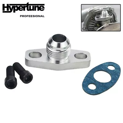 AN10 Turbo Oil Return Drain Flange Adapter Kit For Garrett GT28 GT30 GT35 T25 • $9.99