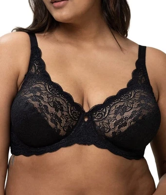 £9.99 • Buy Triumph Women's Amourette 300 W Bra Wired Lace Black 38DD BNWT