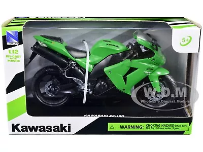 Kawasaki Zx-10r Ninja Green 1/12 Diecast Motorcycle Model By New Ray 42443 A • $13.99