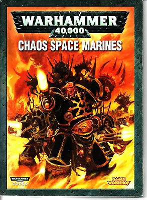 Warhammer 40k Chaos Space Marines Codex 4th Edition (2007) Games Workshop Manual • £9.99