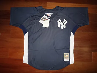 Mariano Rivera 2009 Mitchell & Ness Men's NY Yankees MLB Pullover BP Jersey $130 • $76.50