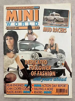 Mini World Magazine - December 1992 - Rear Engine Action Day Mud Racing Plast • £7.99