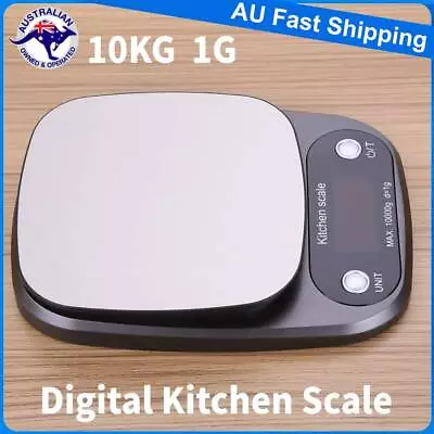 Digital Kitchen Food Scales 10KG LCD Electronic Balance Weight Postal Scale • $19.93