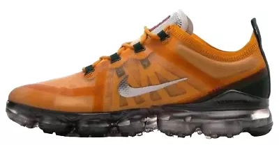 Nike Air VaporMax 2019 Orange Black Size US9.5 Mens Running Shoes • $150