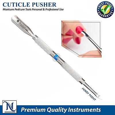 Cuticle Pusher Trimmer Cutter Remover Pedicure Manicure Nail Art Tool Dual Sides • $6.27