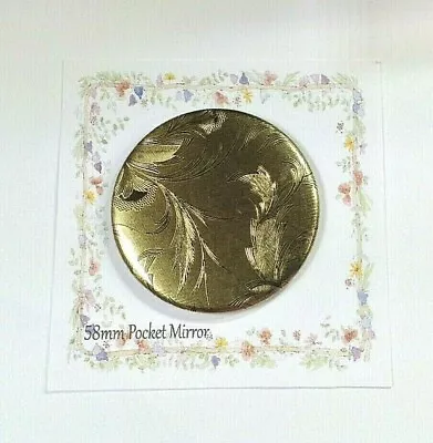 Pocket Mirror Gold Leaf Bag Makeup Purse Birthday Party Filler Wedding Hen Favor • £1.20