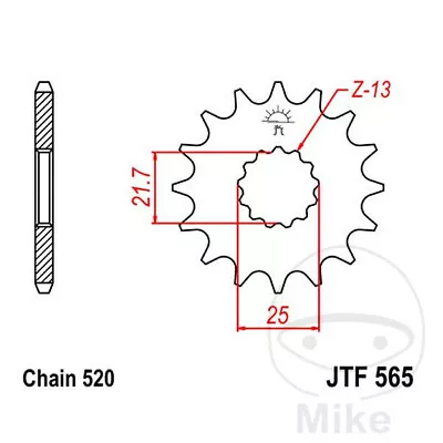 Kawasaki KLE 650 D Versys ABS 2010 - 2014 JT Racing Front Sprocket 13 Teeth • $23.21