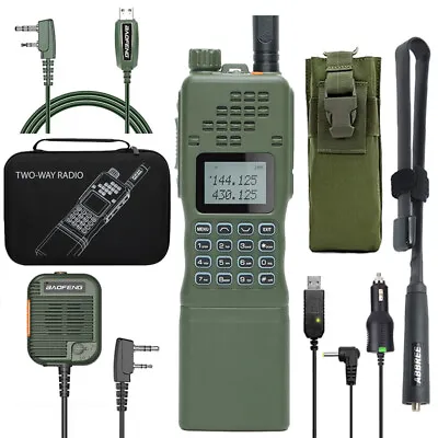 Baofeng AR-152 15W VHF/UHF Military Tactical Portable Two Way Radio 12000mAh Set • $139.99