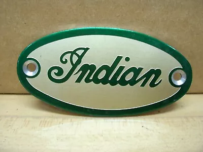 Vintage NOS Indian Dirt Bike Motorcycle P4 P6 70 - 75 Cc Name Plate Cover • $64.99