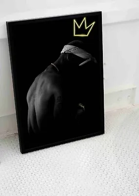 2pac Poster Legend Wall Art Print Hip Hop Usa Rapper Size Image A4 A3 • £8.95