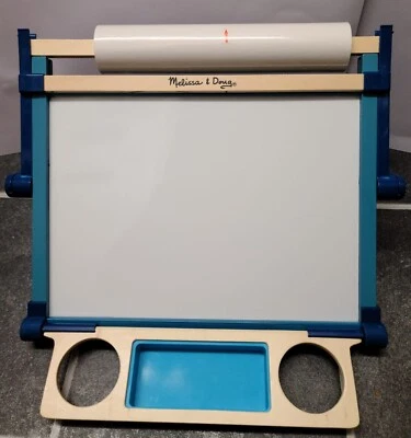 £18 • Buy Melissa & Doug Drawing Easel Double Sided Chalk/White Board Unused Paper Roll