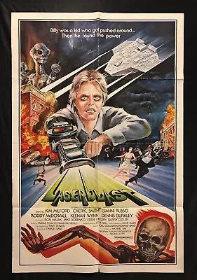 Laser Blast 1978 Movie Poster 27x41 One Sheet Roddy Mcdowall • $3