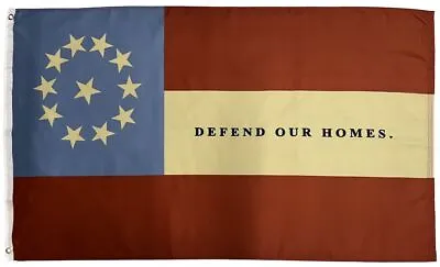 1st National Confederate 11 Star 3x5 Flag - Defend Our Homes • $12.51