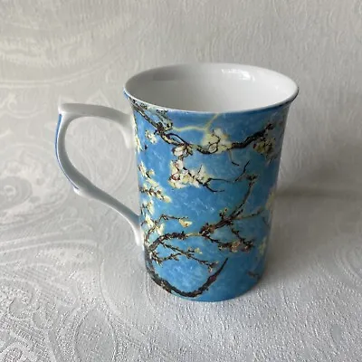 $15 • Buy Stechcol Gracie Bone China Tea Cup Coffee Mug Van Gogh Almond Blossoms Floral