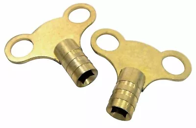 Radiator Plumbing Bleed Bleeding Key Keys Solid Brass For Venting Air Valve X 2 • £3.99