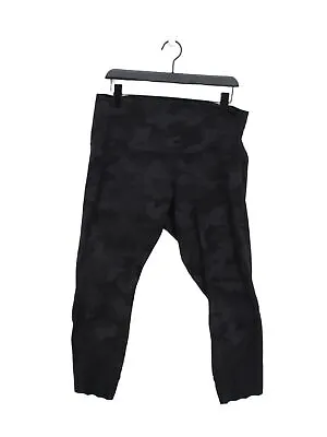 Lululemon Women's Leggings W 33 In Black Camo 100% Other Full Length • £19.50