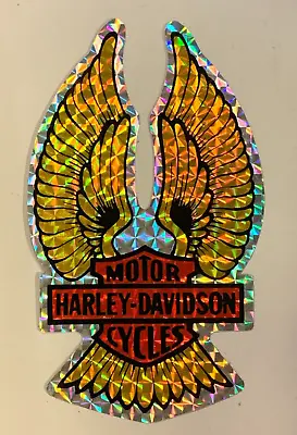 HARLEY DAVIDSON VINTAGE 1970's PRISM STICKER MOTORCYCLE CHOPPER DECAL 3 X 5  • $14.95