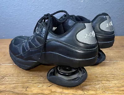 $62.99 • Buy Z-Coil Freedom 2000 Shoes Classic Black Pain Relief Footwear Mens Size 12 Lace