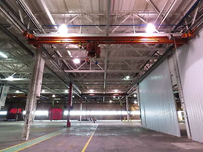 Cleveland Tramrail P&H 5 Ton Single Girder Underhung Bridge Crane 35' 10  Span • $11999.95