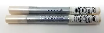 (2) Maybelline Cool Effect Cooling Shadow/Liner 24 Snow Bunny 0.07 Oz NEW SEALED • $8.99