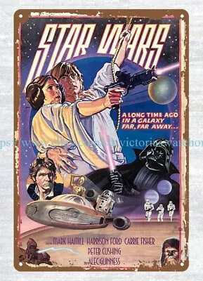 $18.99 • Buy Old Advertising Signs 1978 STAR WARS MOVIE POSTER Metal Tin Sign