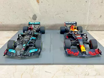 Spark F1 1:18 Hamilton 100 Poles - Verstappen 100 Poles W/Red Bull W12 X RB16B • $7