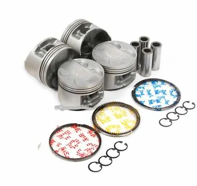 FITS: 97-01 Honda Prelude Si 2.2L H22A4 VTec BRAND NEW P5M Pistons + Rings Set • $149.95