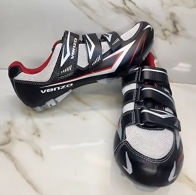 Venzo Size 10.5 Cycling Shoes Mens 3 Strap Road Bike  • $22