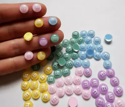 £2.99 • Buy 20 Pcs TINY 8mm Candy Sweets Beans Jelly Flatback Resin Cabochon Decoden Craft