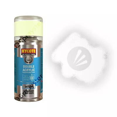£8.09 • Buy Hycote Volkswagen Candy White Spray Paint Enviro All-Purpose Can XDVW603