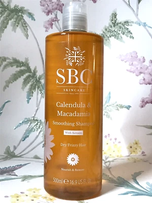 £18.99 • Buy SBC Calendula And Macadamia Smoothing Shampoo - Keratin - Dry Frizzy Hair 500ml