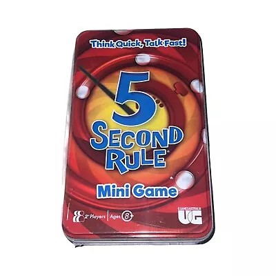 5 Second Rule Mini Game 2017 Edition Think Fast Talk Fast! • $24.95