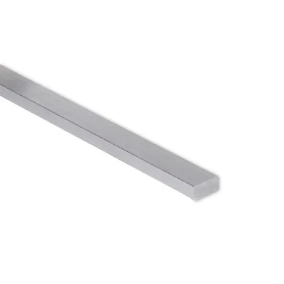 3/8  X 1/2  Aluminum Flat Bar 6061 Plate 12 Inch Length T6511 0.375  • $9.64