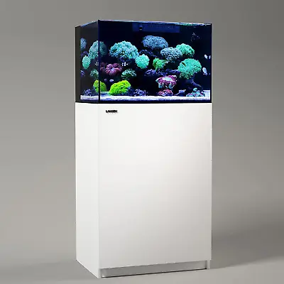 Aquarium Wooden Stand And Cabinet For Up To 30 Gal Tank Fish Sea Salt Water Tan • $417.24