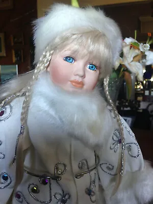 Laura From Ashley Belle Collection Porcelain Doll 19  Just In Time For Christmas • $65