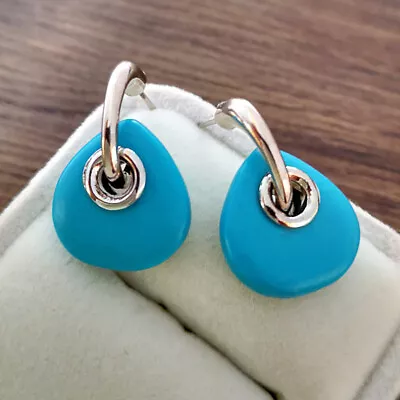 Turquoise Earrings Hook Dangle Drop Vintage Women Western Ethnic Boho Jewelry • $2.40